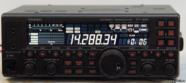 Любительские радиостанции. Yaesu FT-450 / 450D